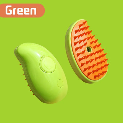 Steamy Cat Brush 3 in 1 Electric Anti-splashing