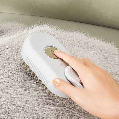 Steamy Cat Brush 3 in 1 Electric Anti-splashing